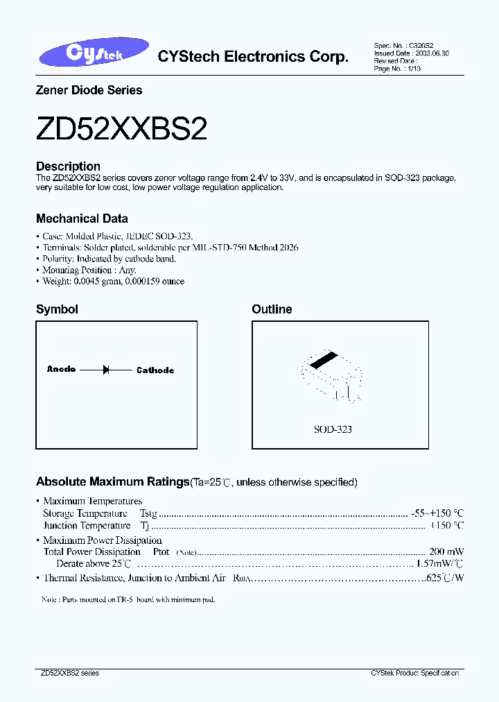 ZD52XXBS2_1338999.PDF Datasheet