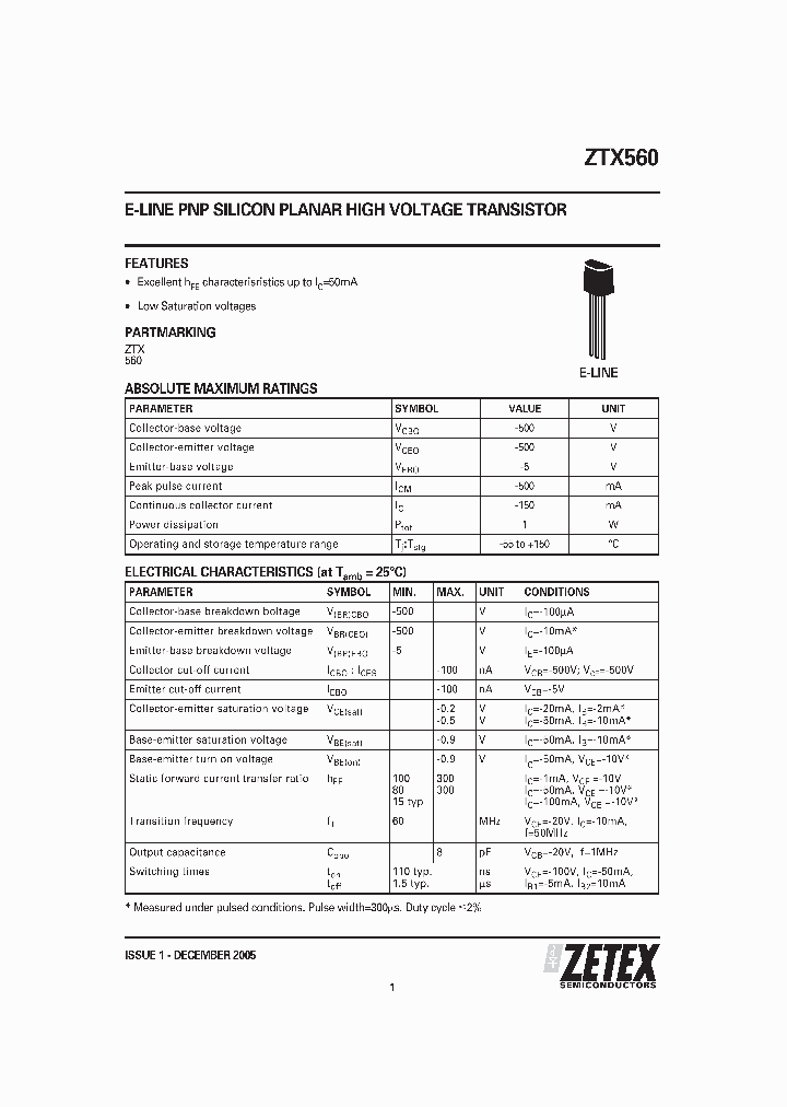 ZTX560_1339552.PDF Datasheet