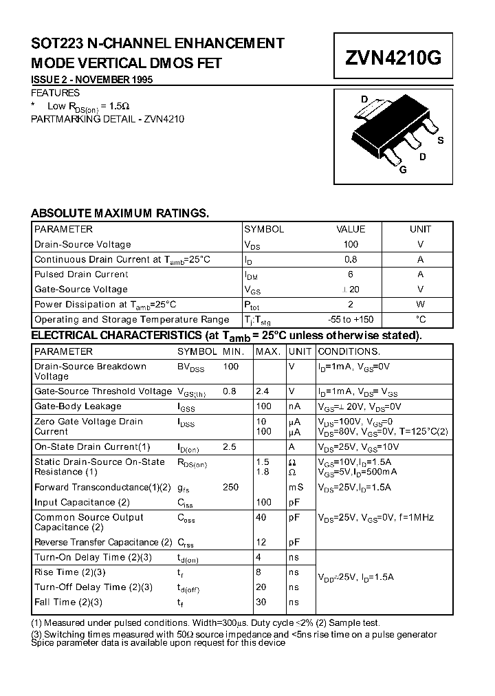 ZVN4210G_1055200.PDF Datasheet