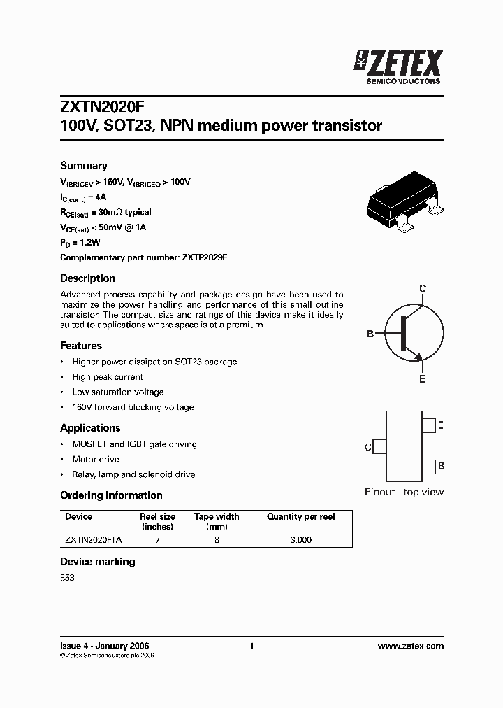 ZXTN2020F_1171813.PDF Datasheet