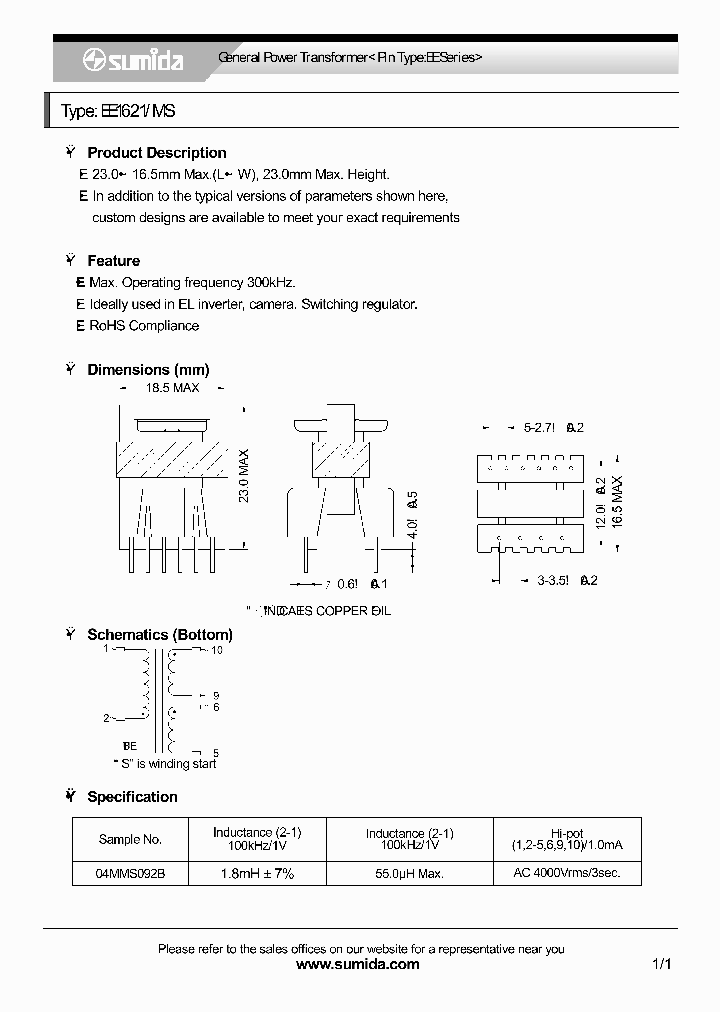 EE1621MS_4137113.PDF Datasheet