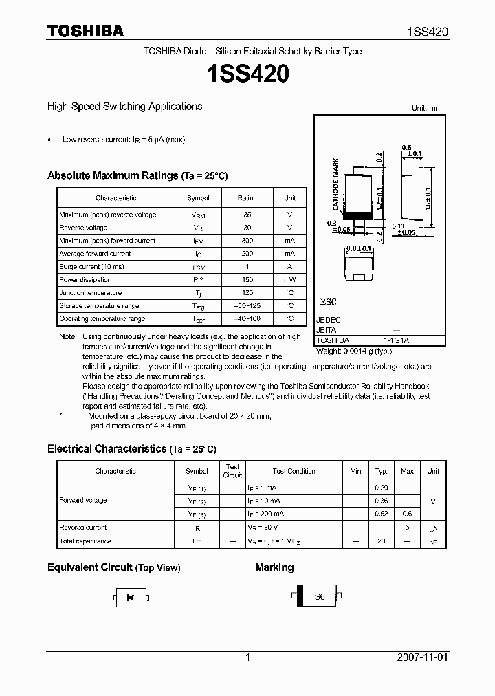 1SS420_4112663.PDF Datasheet