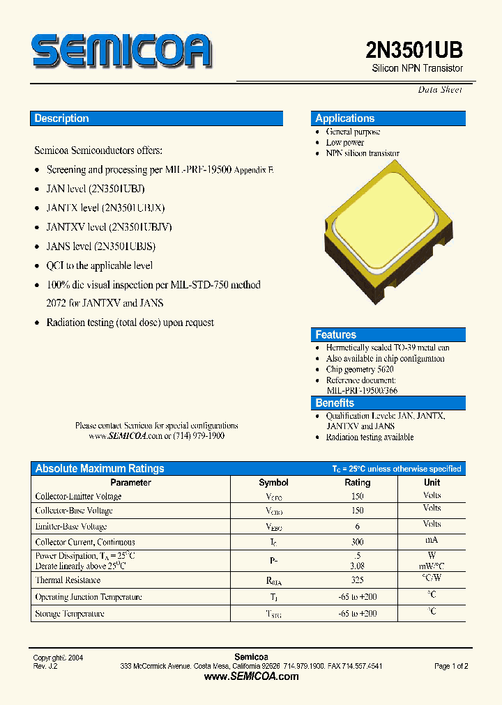 2N3501UB_4122819.PDF Datasheet