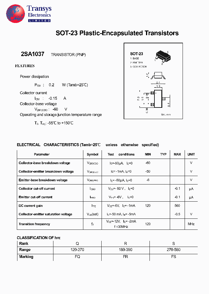 2SA1037_4108584.PDF Datasheet