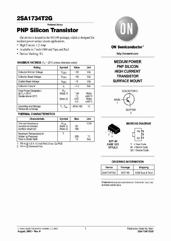 2SA1734_4101759.PDF Datasheet