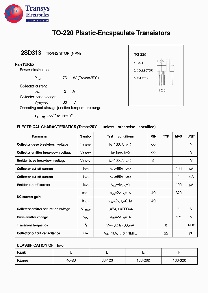 2SD313_4102599.PDF Datasheet