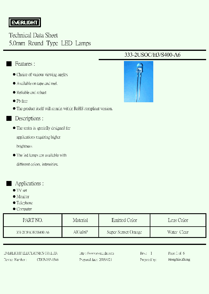333-2USOCH3S400-A6_4163389.PDF Datasheet