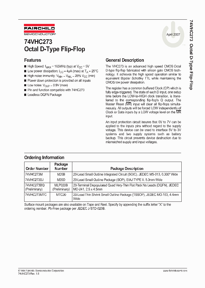 74VHC27307_4122883.PDF Datasheet