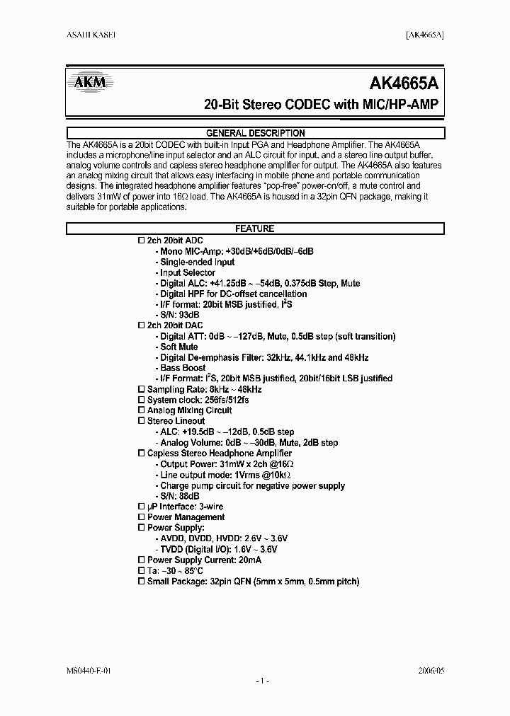 AK4665AEN_4122753.PDF Datasheet