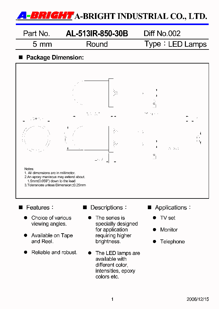 AL-513IR-850-30B_4144137.PDF Datasheet