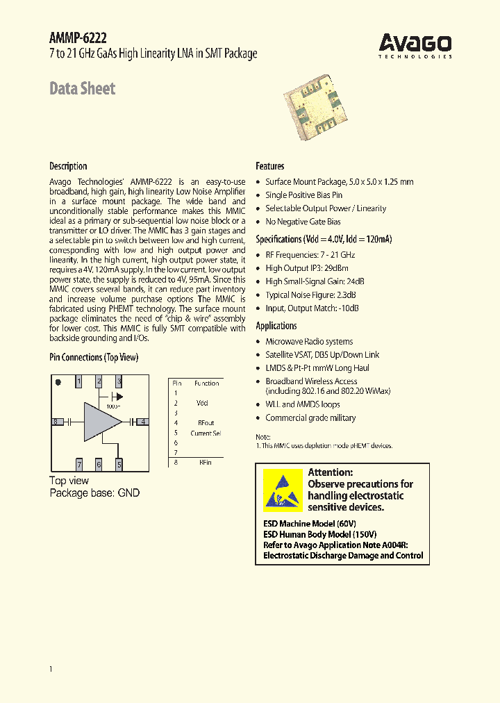 AMMP-6222_4155734.PDF Datasheet