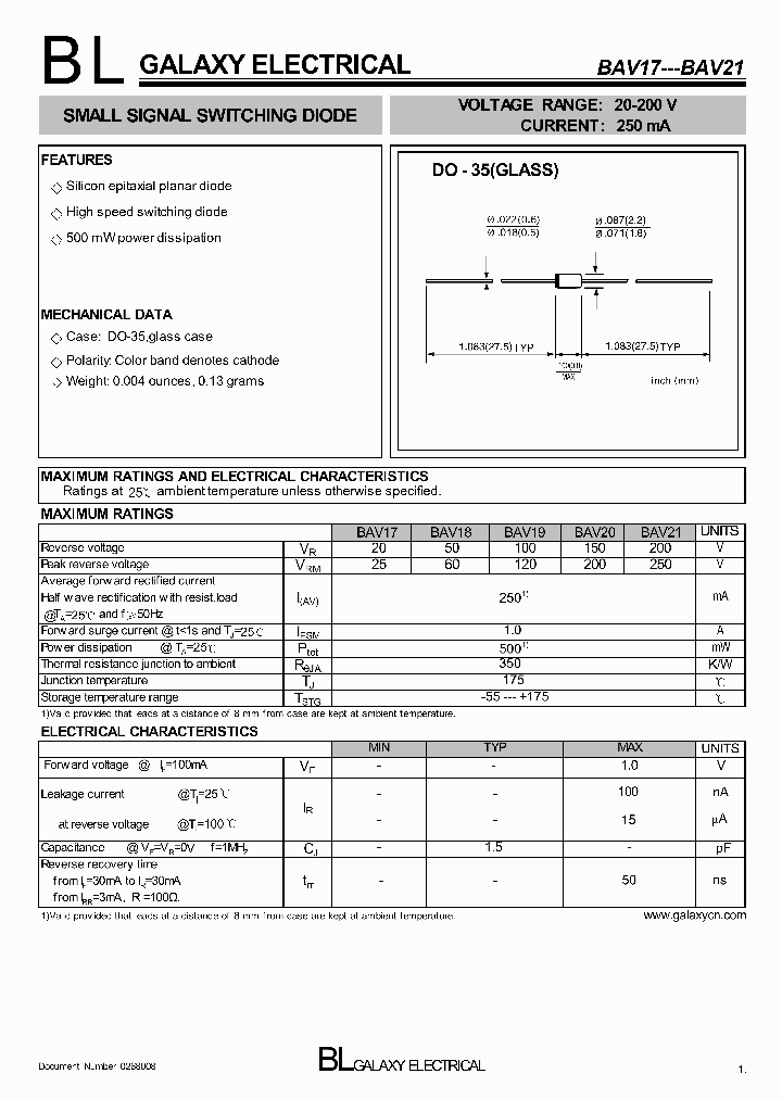 BAV19_4126473.PDF Datasheet