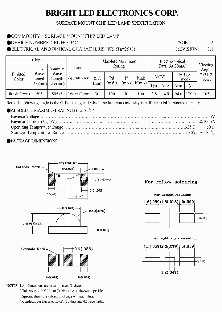 BL-HG434C-TRB_4138230.PDF Datasheet