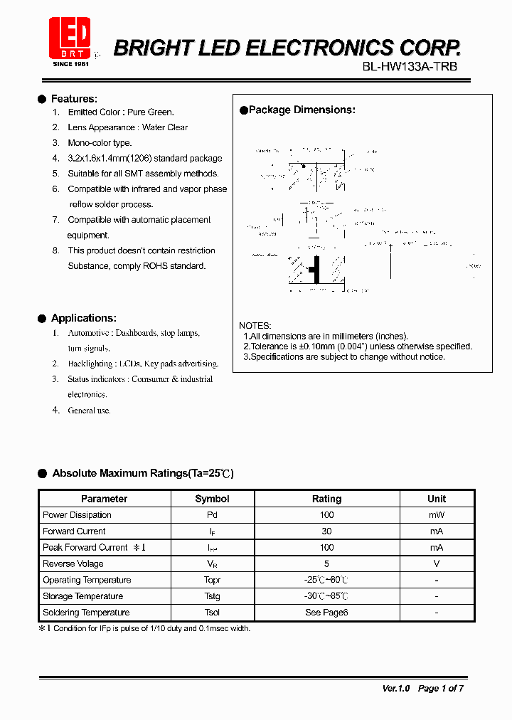 BL-HW133A-TRB_4138107.PDF Datasheet