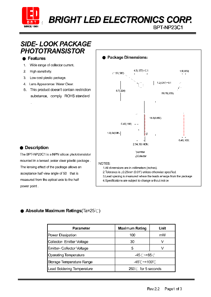 BPT-NP23C1_4161308.PDF Datasheet