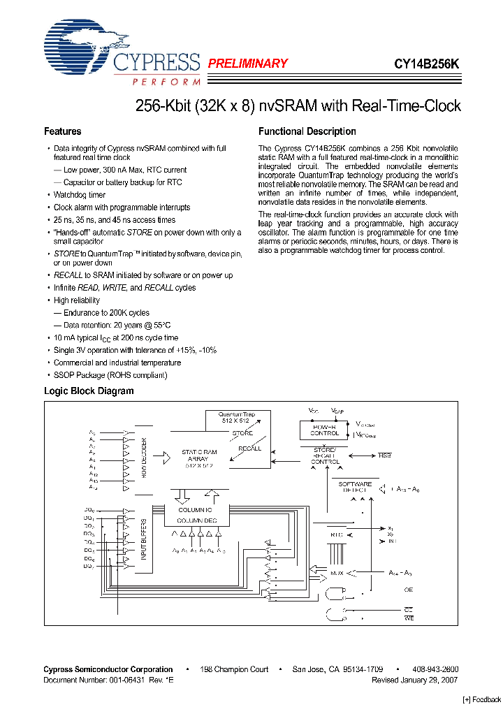 CY14B256K_4101870.PDF Datasheet