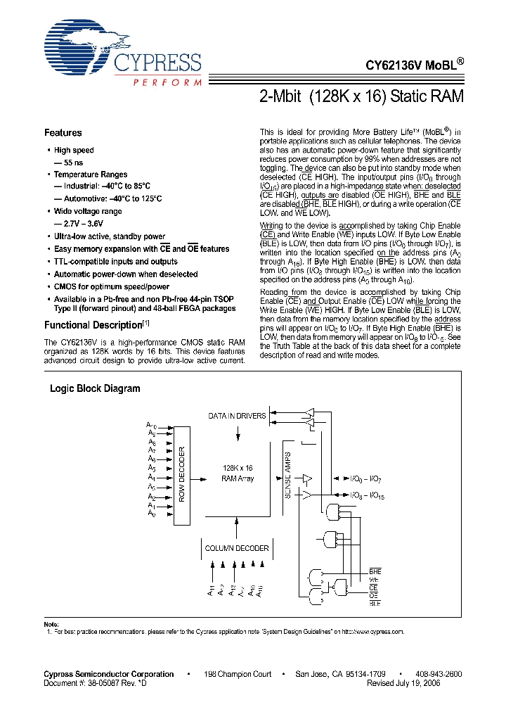 CY62136VLL-55ZI_4152780.PDF Datasheet