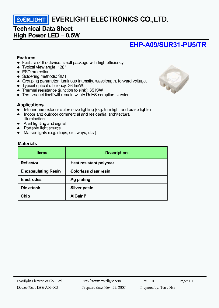 EHP-A09_4135473.PDF Datasheet