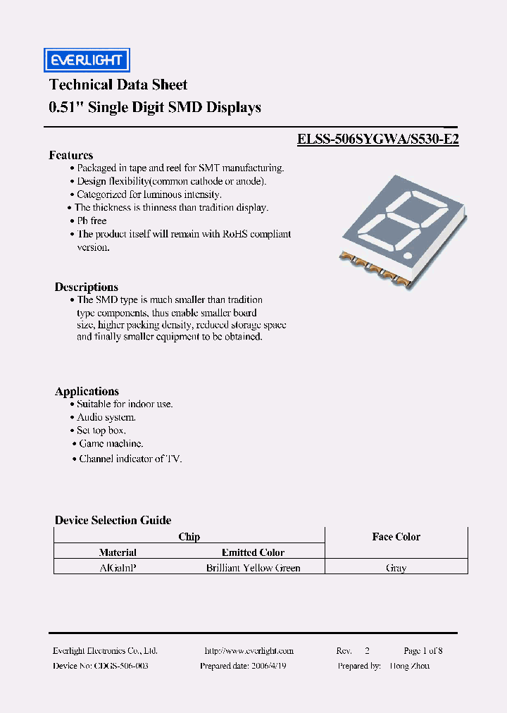 ELSS-506SYGWA_4151580.PDF Datasheet