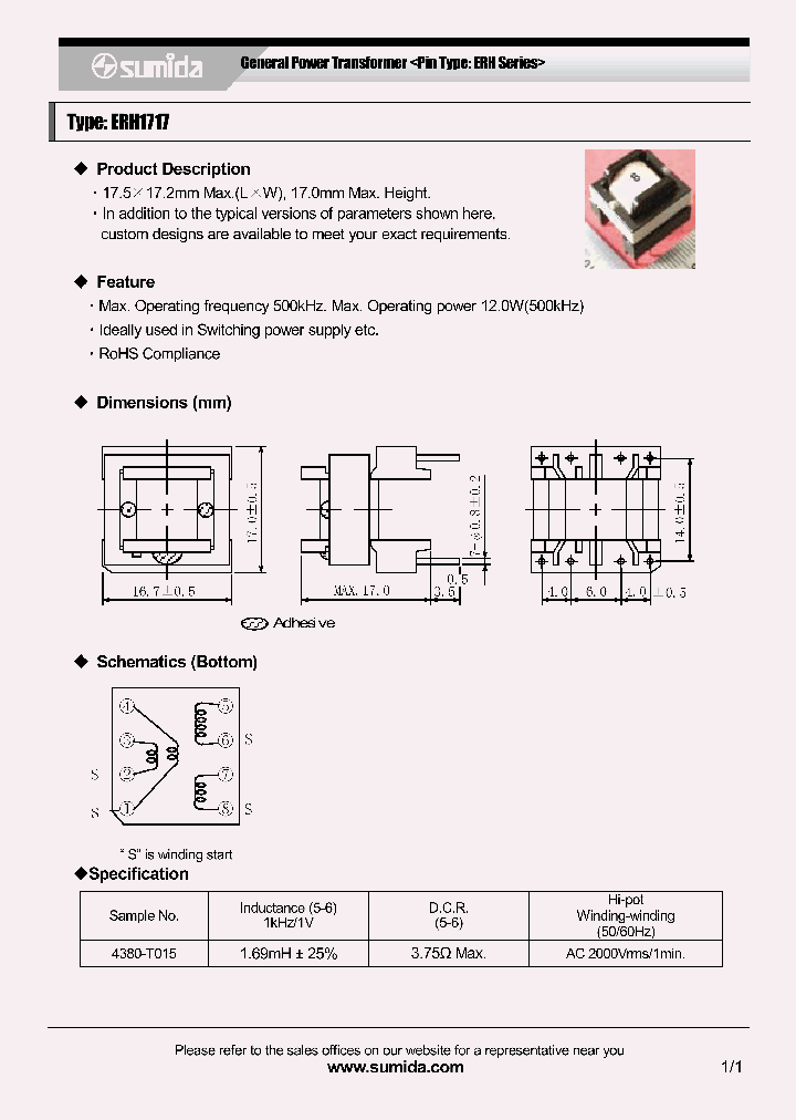 ERH1717_4136458.PDF Datasheet