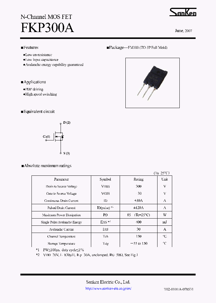 FKP300A_4132710.PDF Datasheet