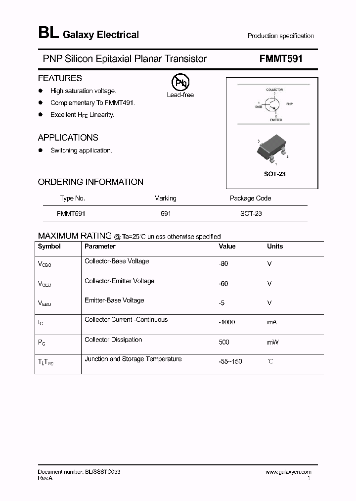 FMMT591_4163983.PDF Datasheet