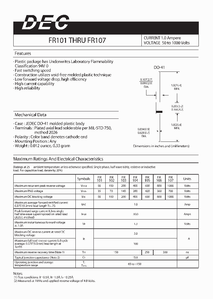 FR104_4116709.PDF Datasheet