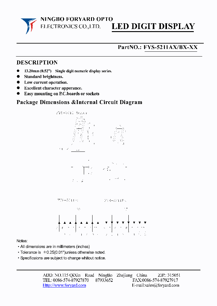 FYS-5211BX_4139207.PDF Datasheet