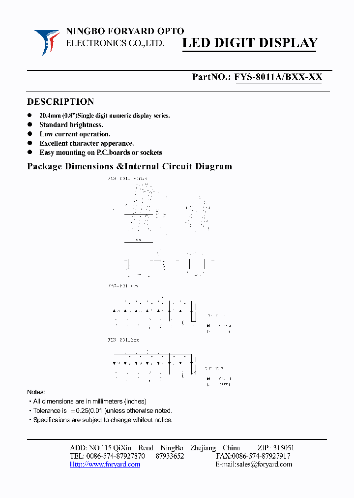 FYS-8011BXX-0_4139455.PDF Datasheet