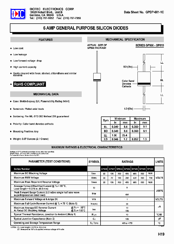 GP610_4160865.PDF Datasheet