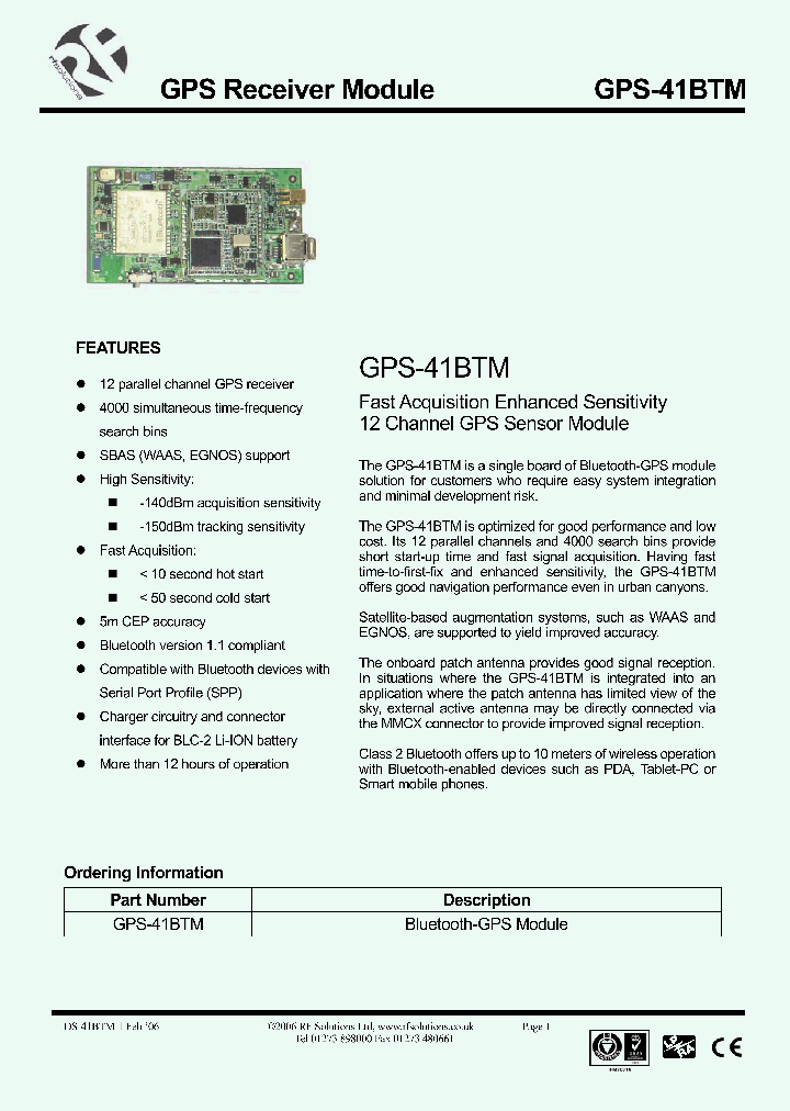 GPS-41BTM_4144955.PDF Datasheet