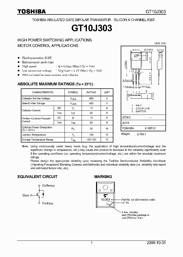 GT10J30306_4124834.PDF Datasheet