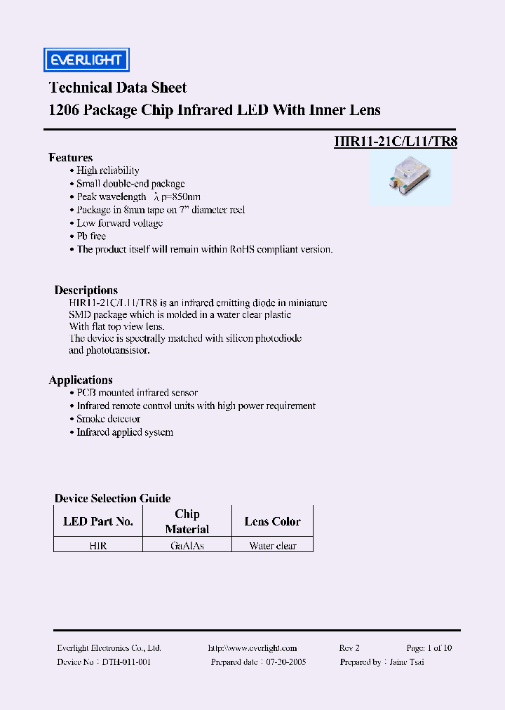 HIR11-21C_4150261.PDF Datasheet