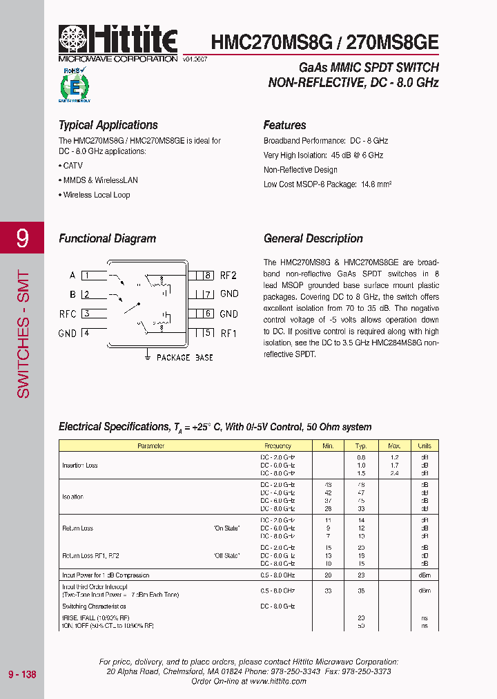 HMC270MS8G07_4138656.PDF Datasheet