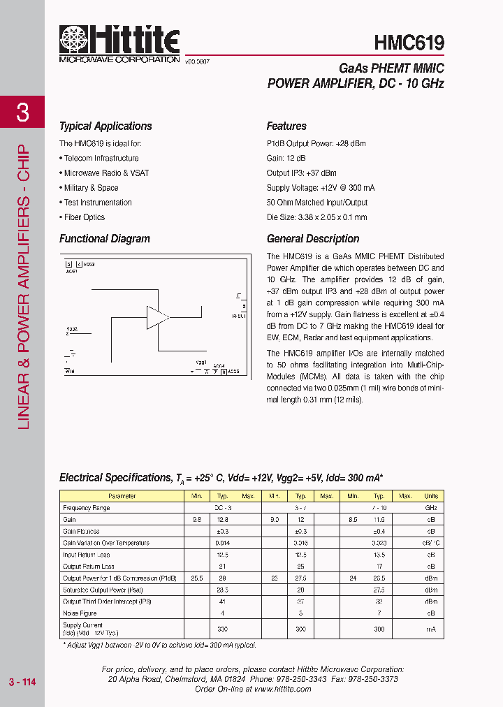 HMC619_4128411.PDF Datasheet