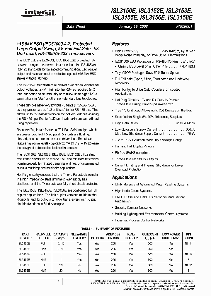 ISL3150E08_4146114.PDF Datasheet