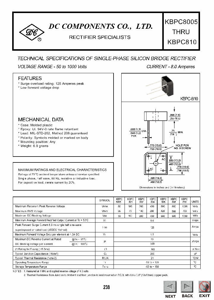 KBPC804_4106768.PDF Datasheet