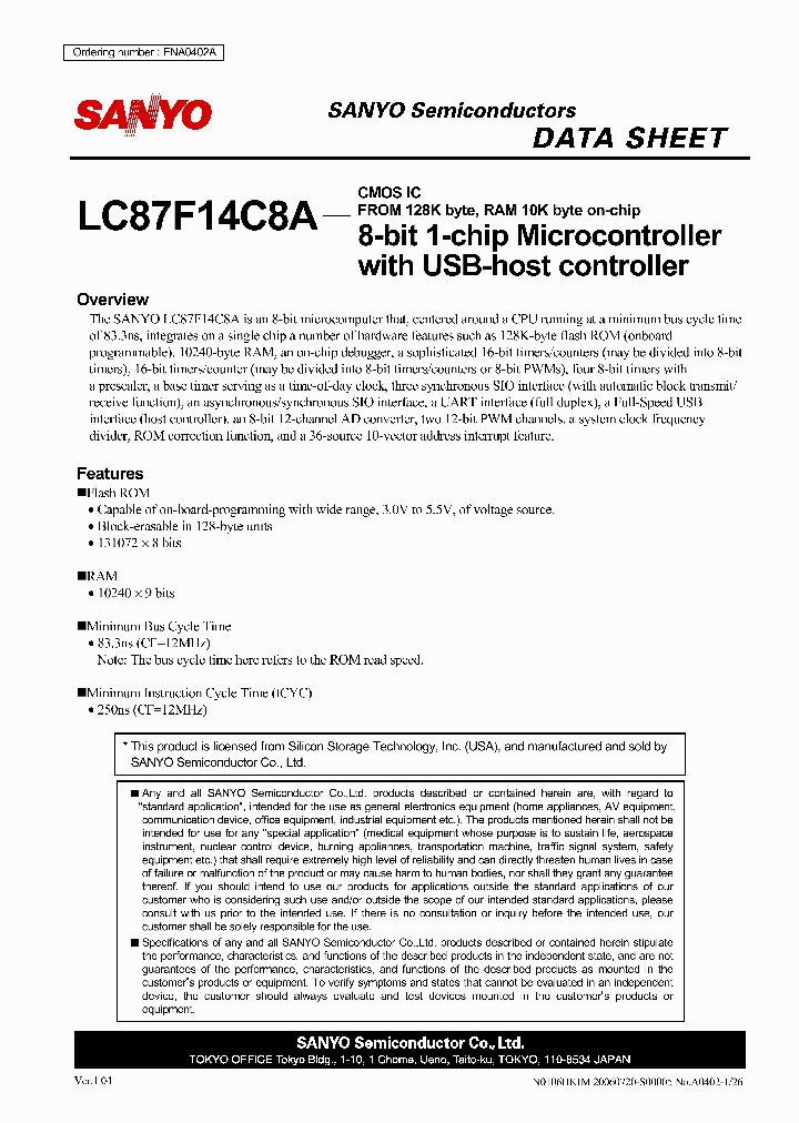 LC87F14C8A_4106622.PDF Datasheet