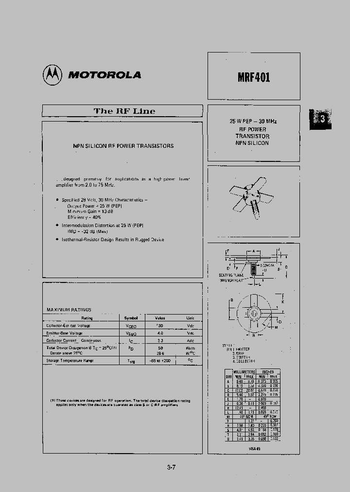 MRF401_4164811.PDF Datasheet