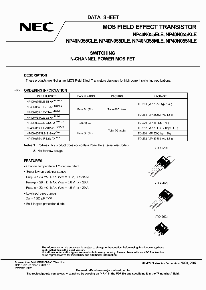 NP40N055KLE_4132077.PDF Datasheet