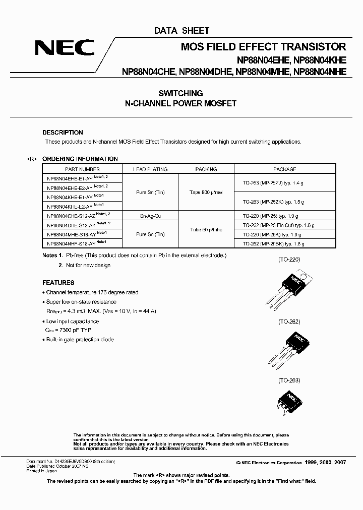 NP88N04KHE_4131963.PDF Datasheet