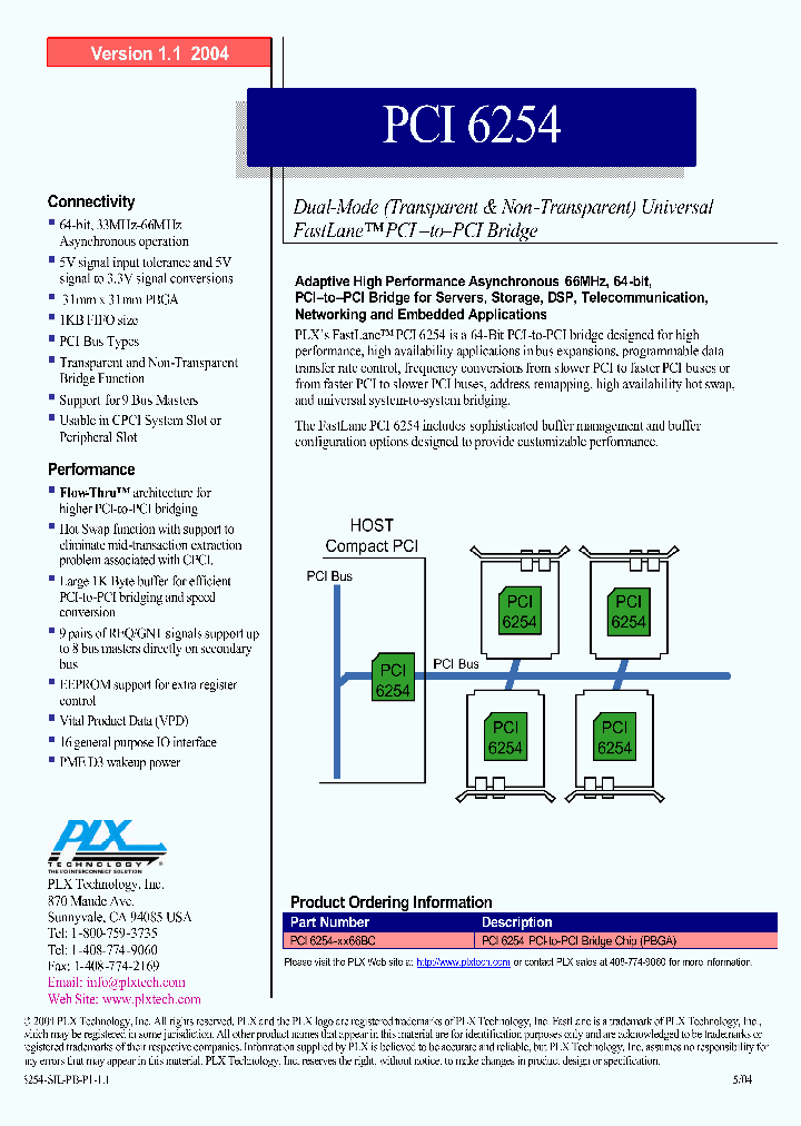 PCI6254-XX66BC_4128141.PDF Datasheet