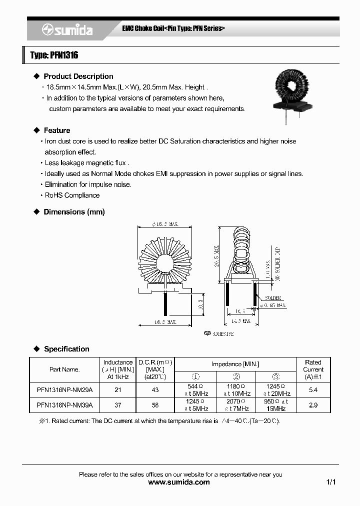 PFN1316NP-NM39A_4136680.PDF Datasheet