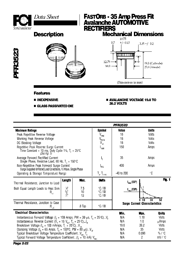 PFR3523_4117640.PDF Datasheet