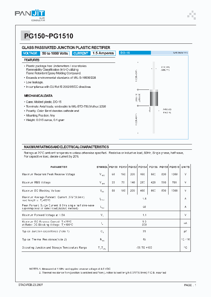 PG15007_4120302.PDF Datasheet