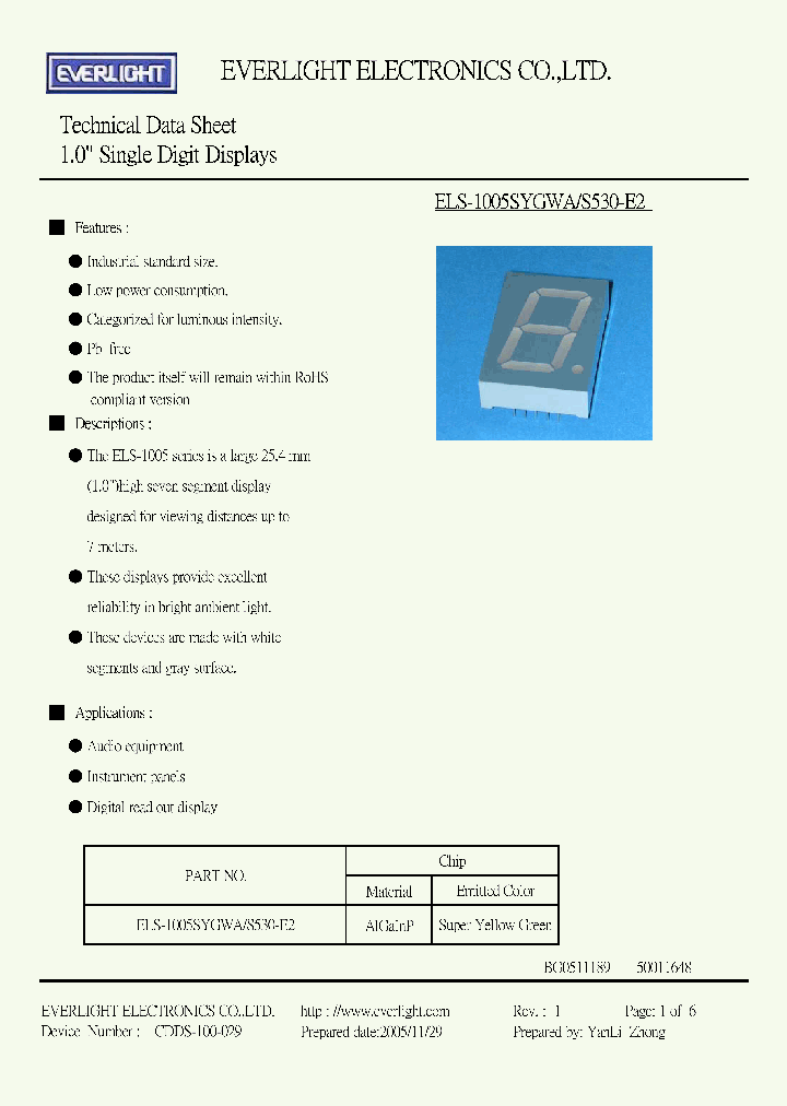 S1005SYGWA-S530-E2_4155144.PDF Datasheet