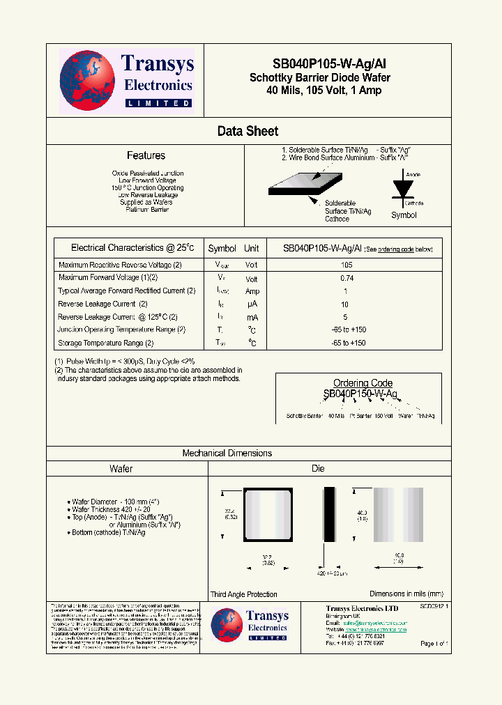 SB040P105-W-AG_4118869.PDF Datasheet