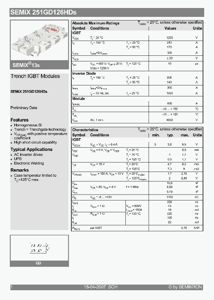 SEMIX251GD126HDS07_4162467.PDF Datasheet