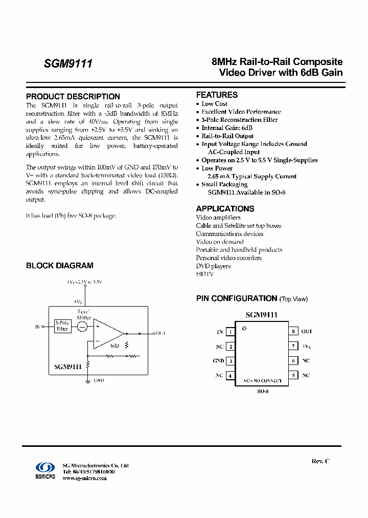 SGM9111ZS_4141991.PDF Datasheet