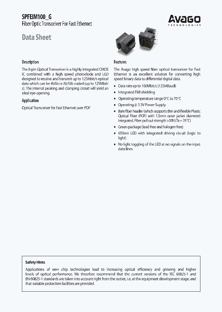 SPFEIM100G_4150355.PDF Datasheet